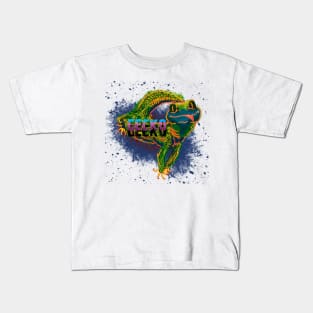 neon gecko Kids T-Shirt